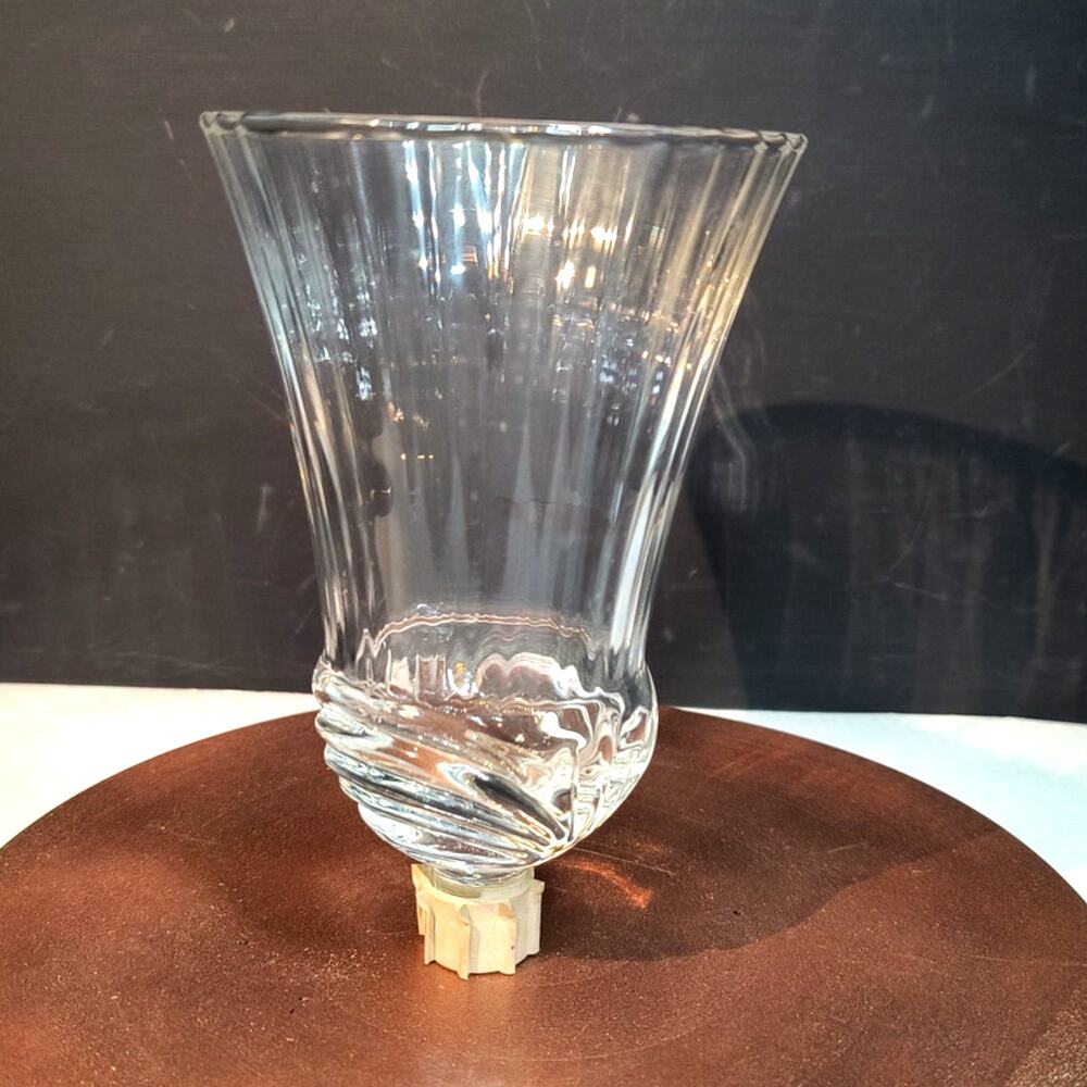 1252.  HomeCo Renaissance Clear Glass Peg Votive